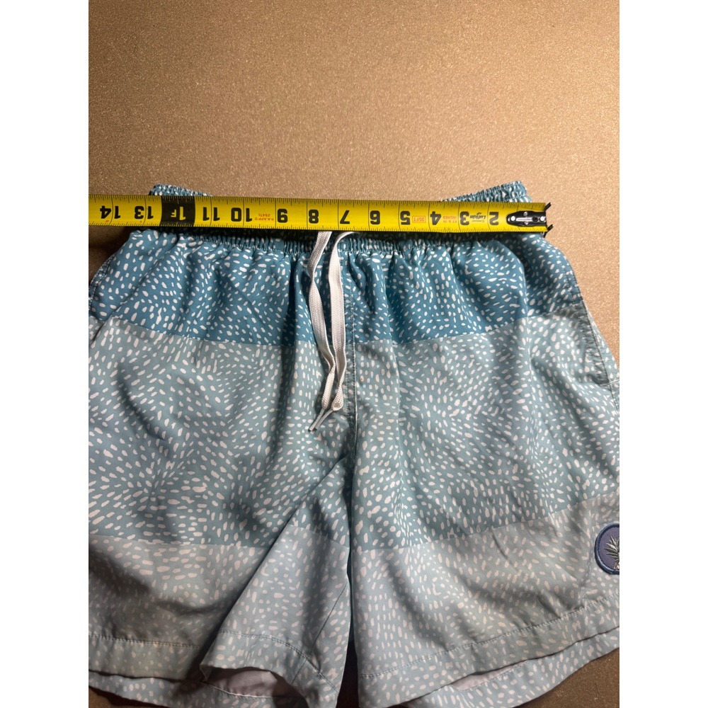 Chubbies Mens Blue White‎ Speckled Ombre Swim Trunks Pineapple Patch SP22BAS0054 - Picture 3 of 8